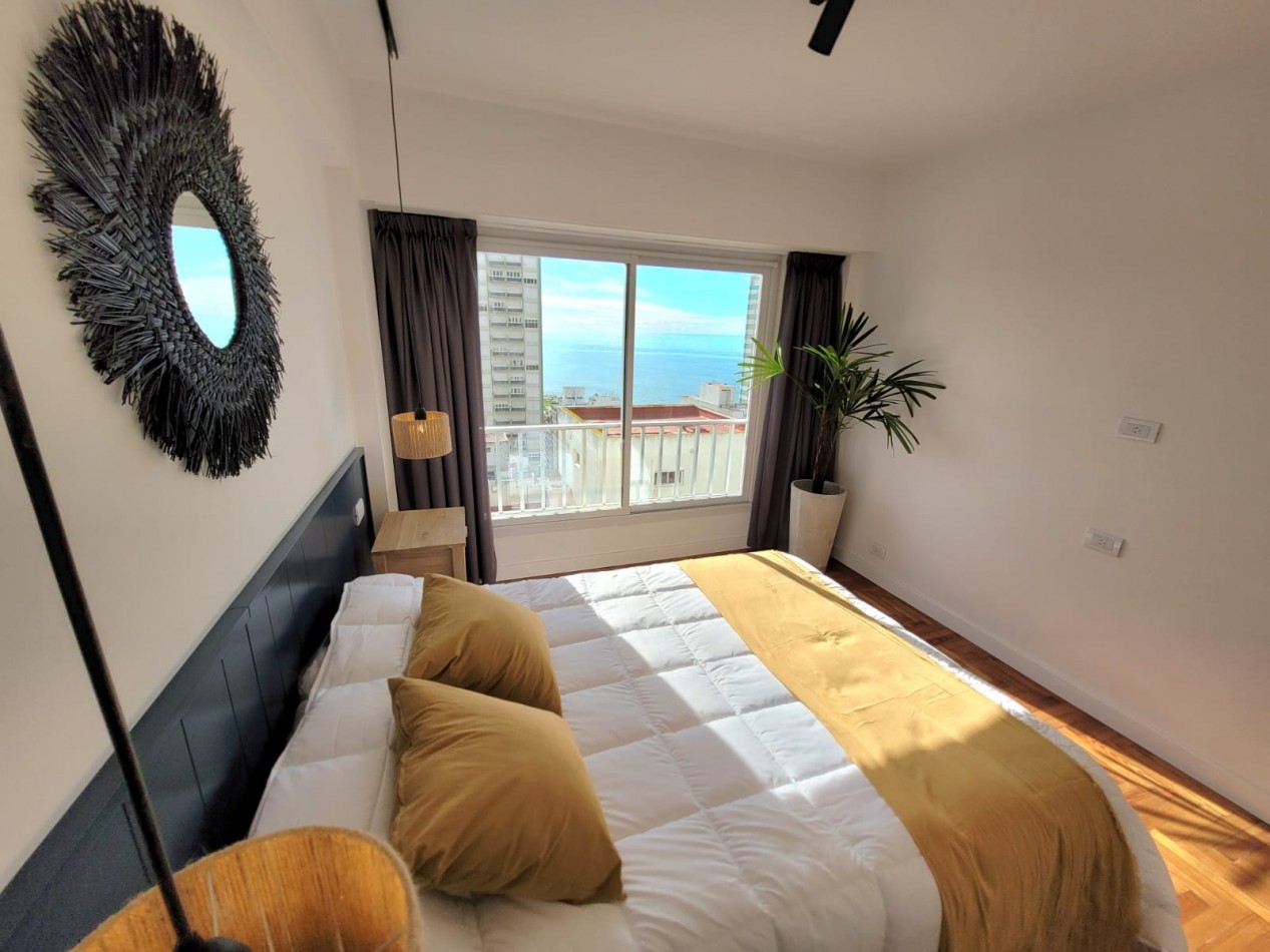VENTA - DEPTO. DOS AMBIENTES CON DEPENDENCIA - VISTA AL MAR - RECICLADO