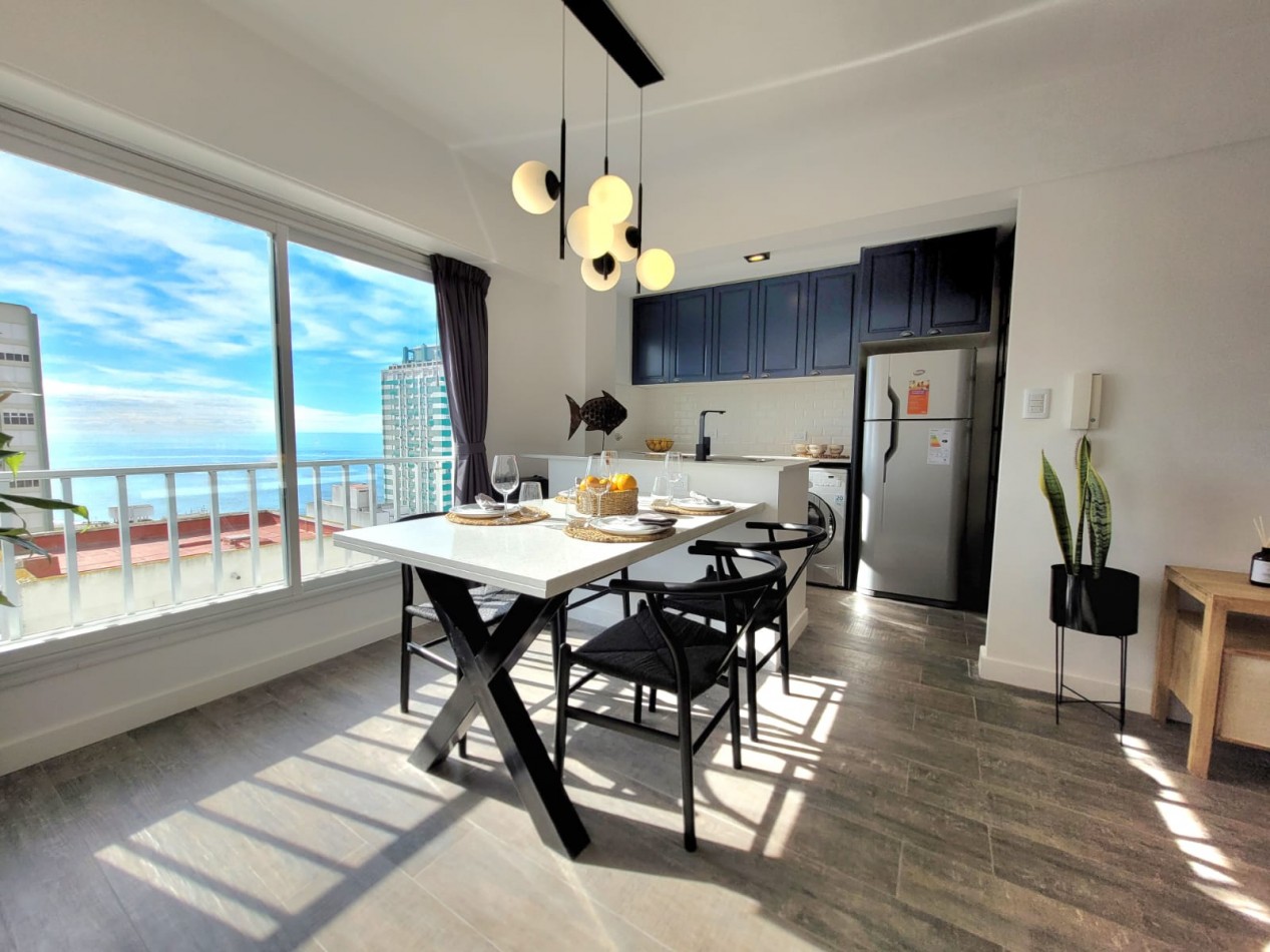 VENTA - DEPTO. DOS AMBIENTES CON DEPENDENCIA - VISTA AL MAR - RECICLADO