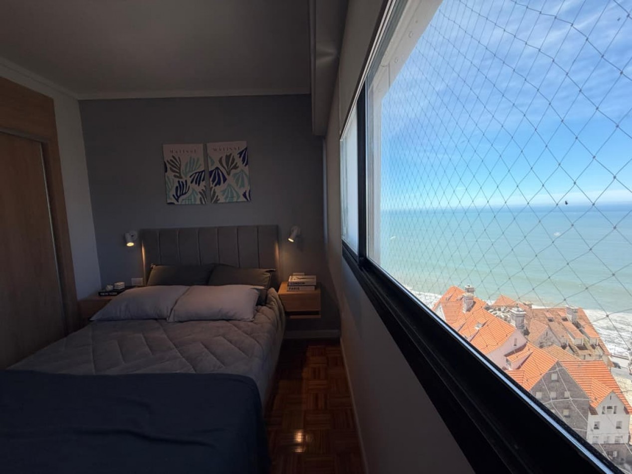 DEPARTAMENTO 2 AMB VISTA AL MAR CON COCHERA DOBLE