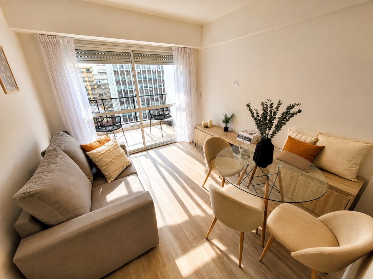 VENTA - DEPTO DOS AMBIENTES - FRENTE - BALCON