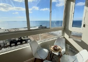 venta departamento de un ambiente vista al mar con cochera