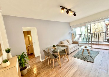 VENTA - DEPTO DOS AMBIENTES - FRENTE - BALCON TERRAZA