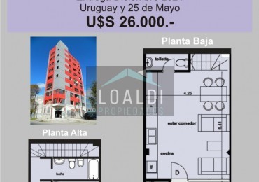 VENTA DEPARTAMENTO 2 AMBIENTES MAR DEL PLATA